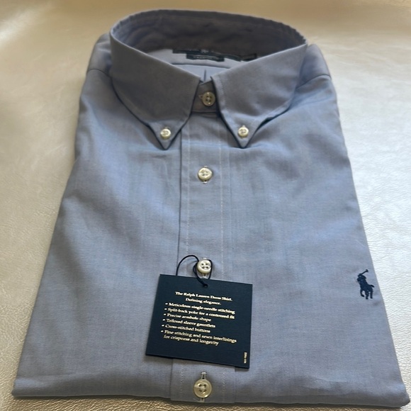 Polo by Ralph Lauren Blue Casual Button Down Shirt - Picture 1 of 6